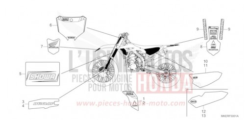 MARQUE (CRF450RWE) CRF450RWES de 2025